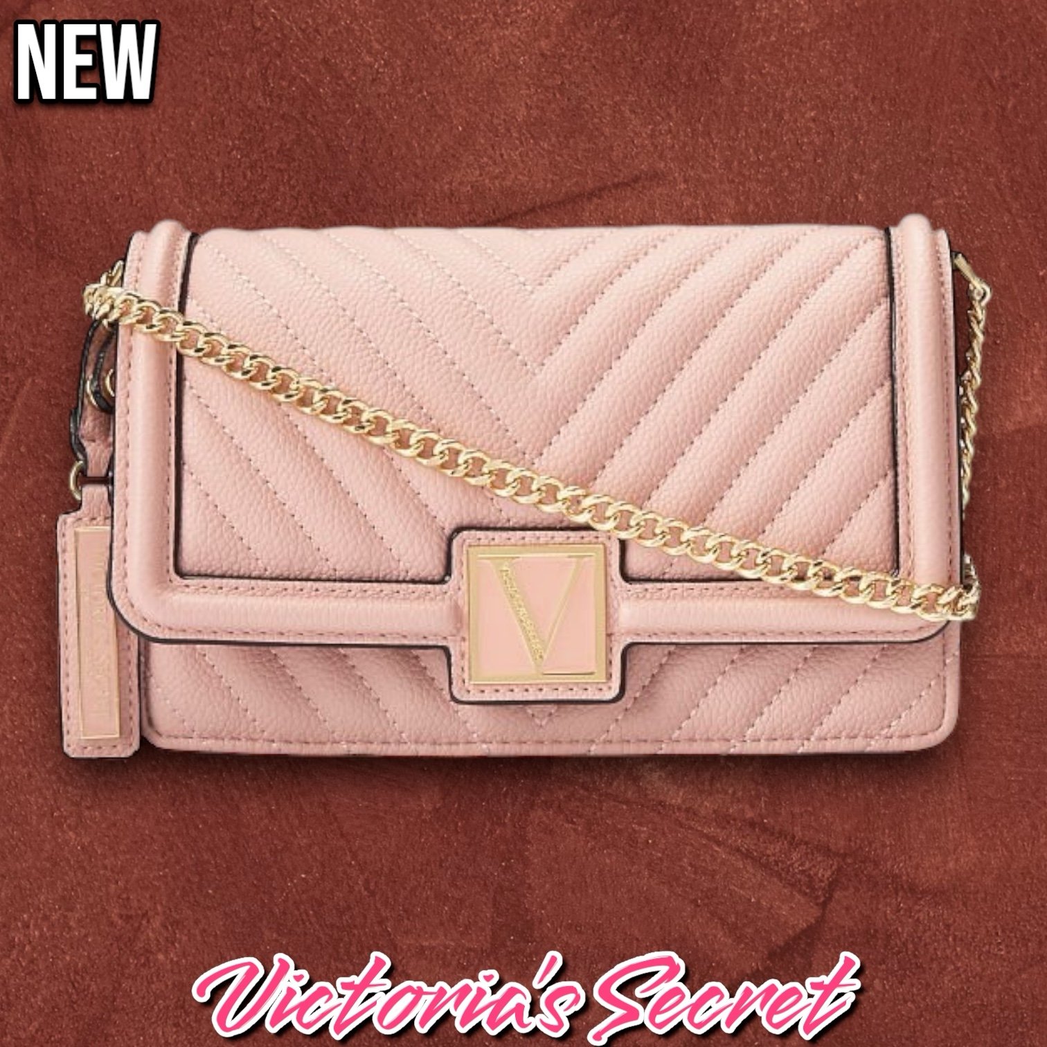 Brand New Victoria’s Secret Victoria Mini Shoulder Bag – Blush Pink
