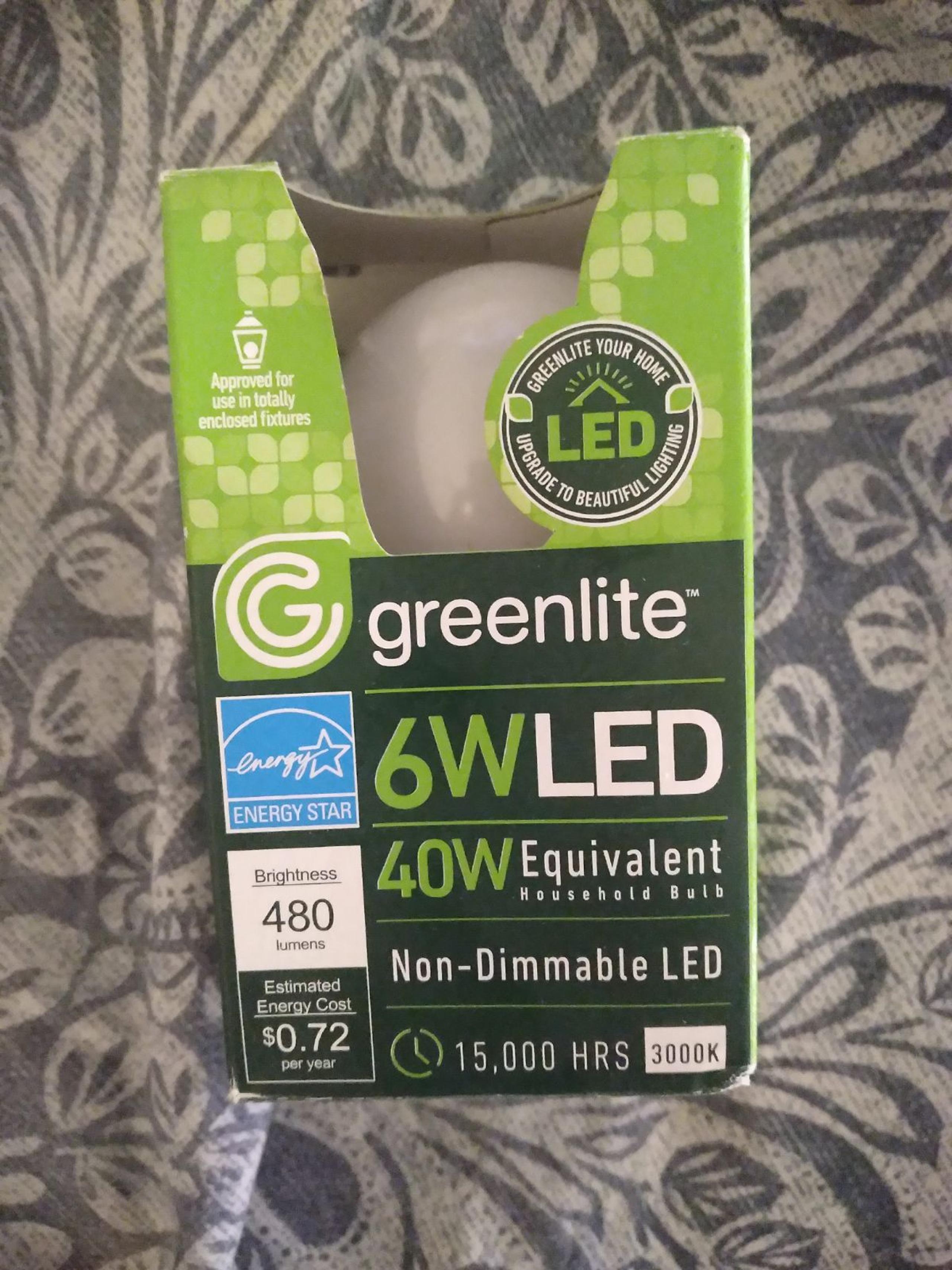 Greenlight Led bulbs lime
