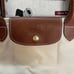 Large Nude Cream Dumpling Bag