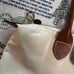 Large Nude Cream Dumpling Bag