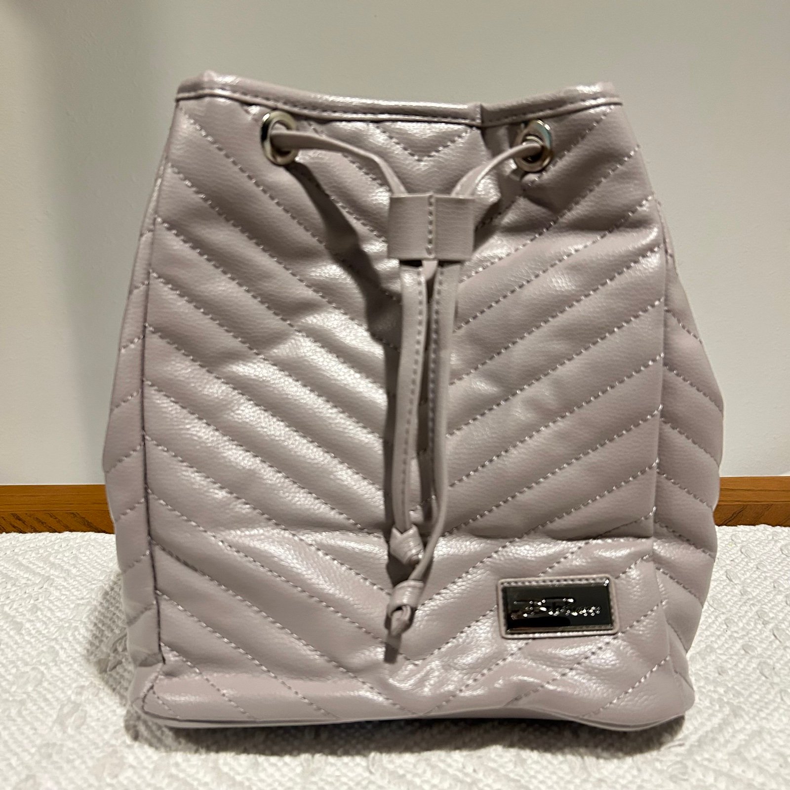 Belle Russo Light Lavender Backpack Purse
