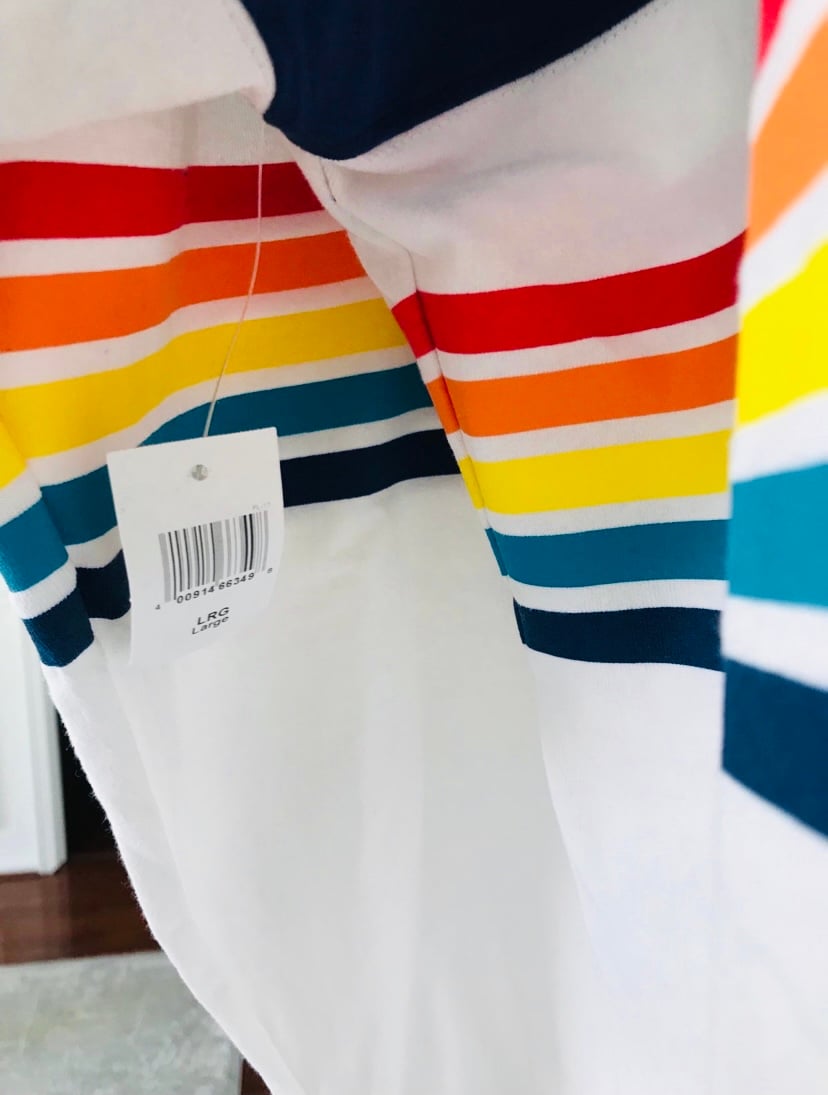 NWT Disney Cruise Line DCL Rainbow Spirit Jersey for Adults store Size Large