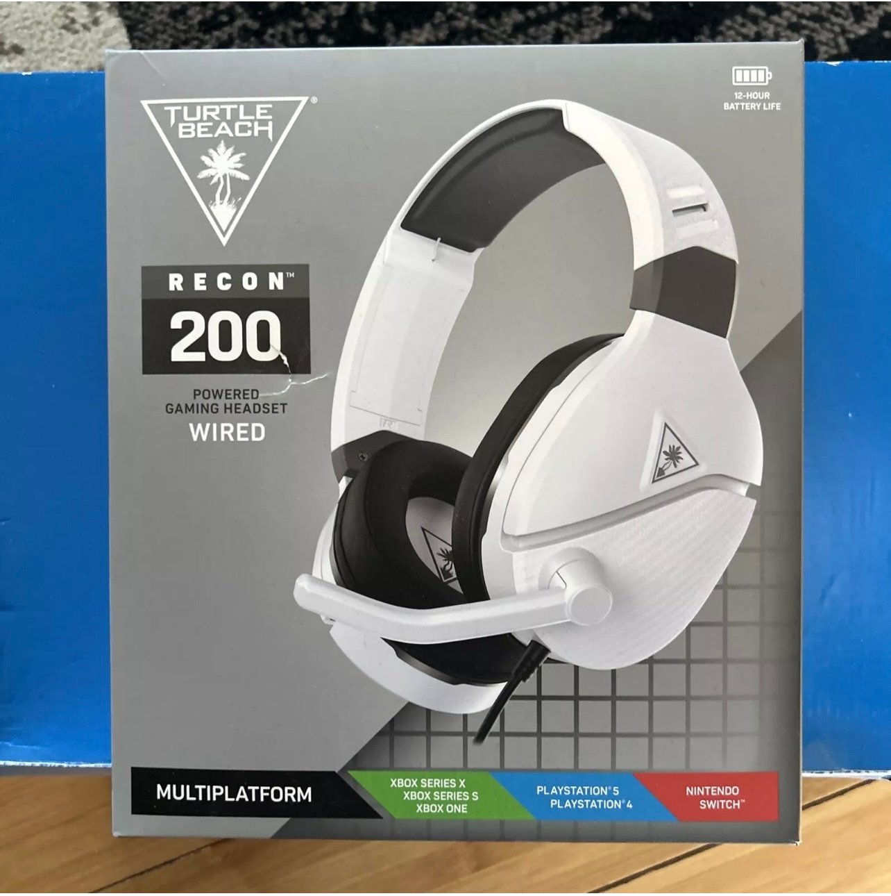 Recon 200 Wired Stereo Gaming Headset, Turtle Beach, White, Xbox & PlayStation