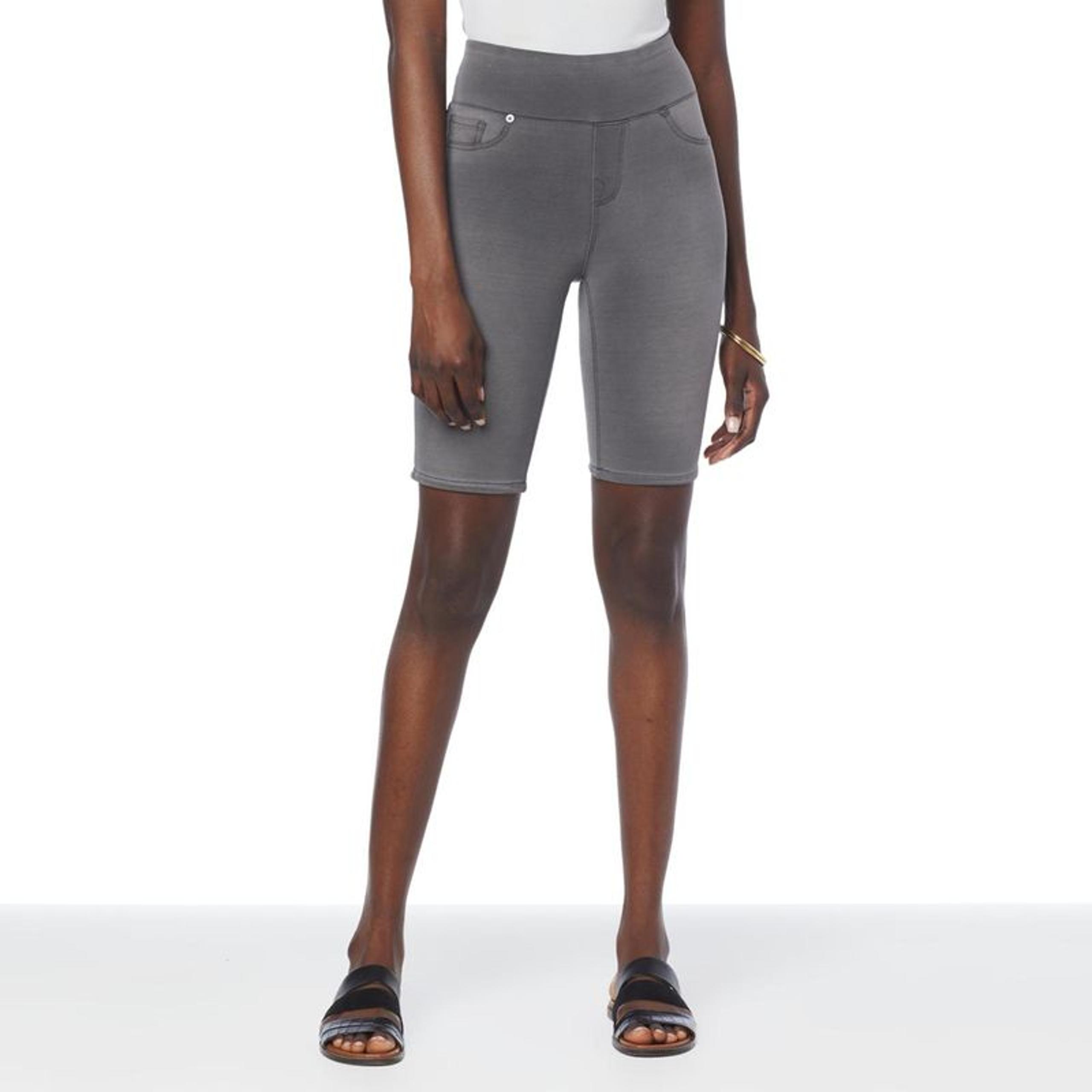 DG2 by Diane Gilman Comfort Waist Knit Flex Bermuda Short sz L