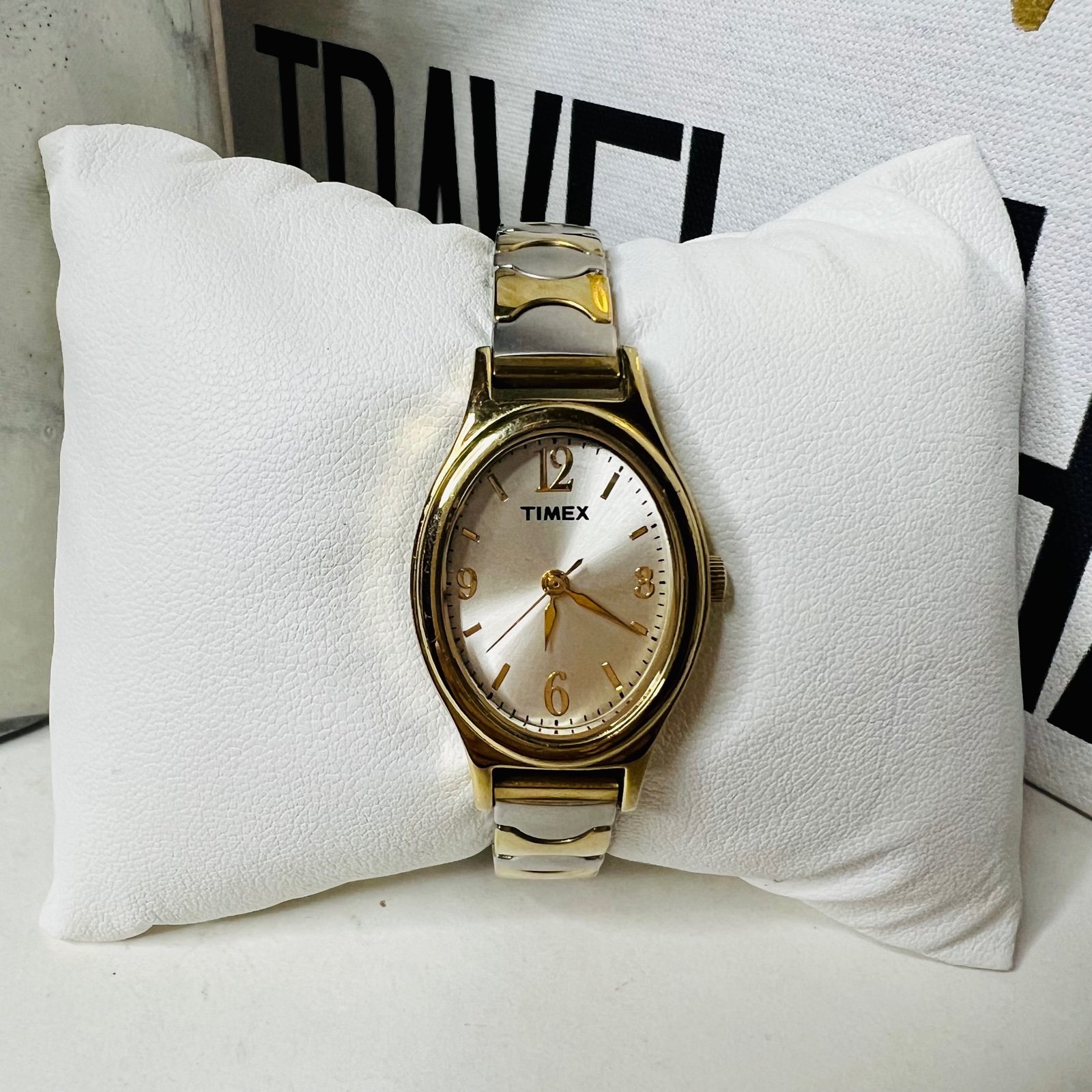 Gold & Silver Timex Watch