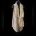 NWT Sherpa sleeveless waterfall vest ice grey, bohemian, boho sweater vest Small