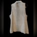 NWT Sherpa sleeveless waterfall vest ice grey, bohemian, boho sweater vest Small