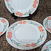 SET OF SEVEN ARCOPAL FRANCE WILDFLOWER PLATES 7.75