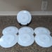 SET OF SEVEN ARCOPAL FRANCE WILDFLOWER PLATES 7.75
