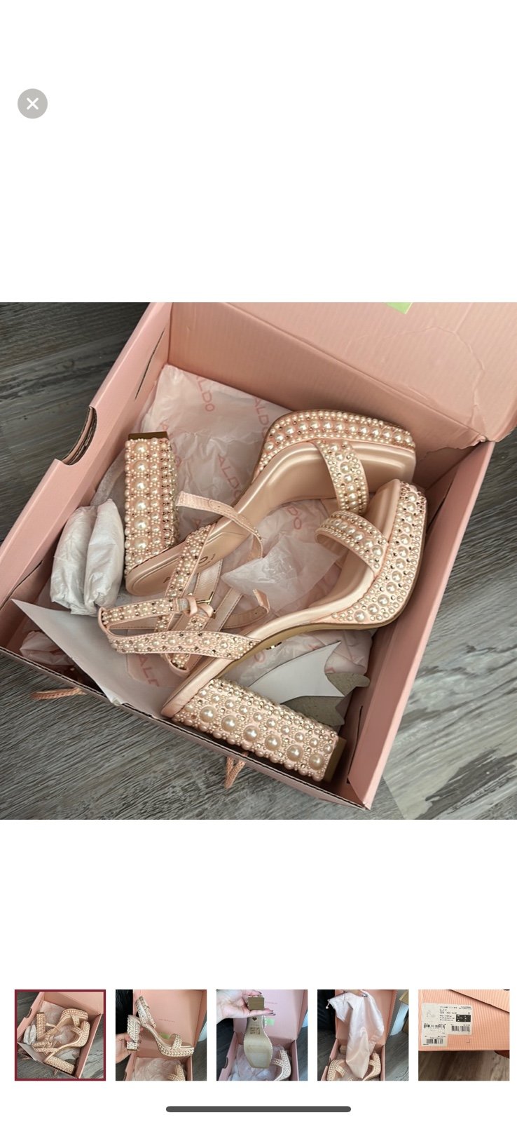 Aldo Lulu Strappy Heeled Sandal