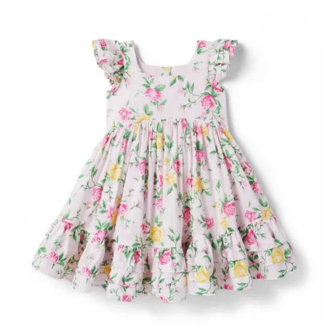 JANIE AND JACK | The Garden Rose Dress w/ matching headband included.