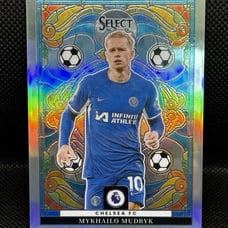 2023-24 Panini Select Premier League Mykhailo Mudryk Stained Glass #28