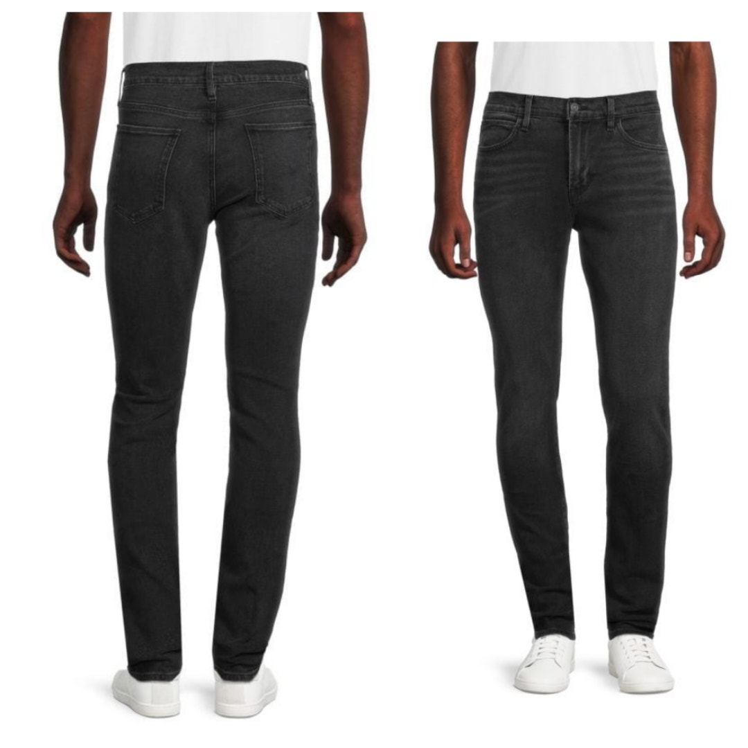 NEW Hudson Ace Skinny Jeans Five Pocket Dark Gray Zip And Button Size 36