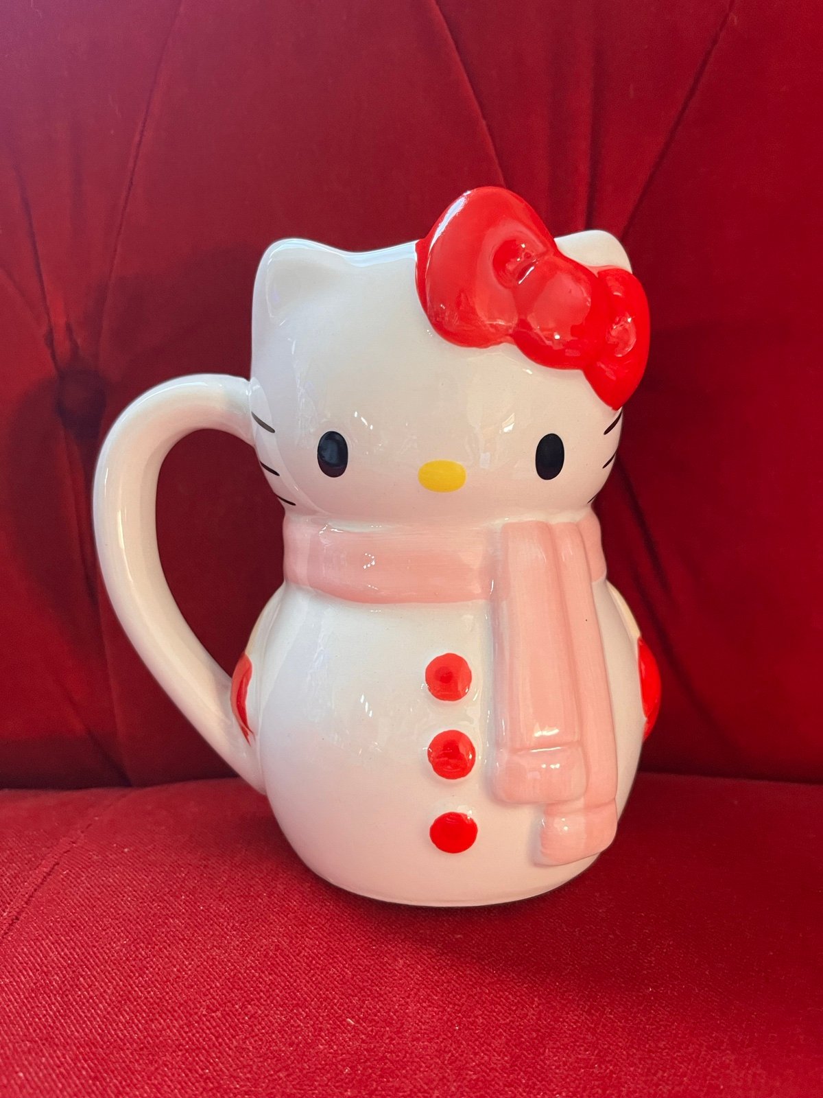 Hello Kitty Snowman Mug New