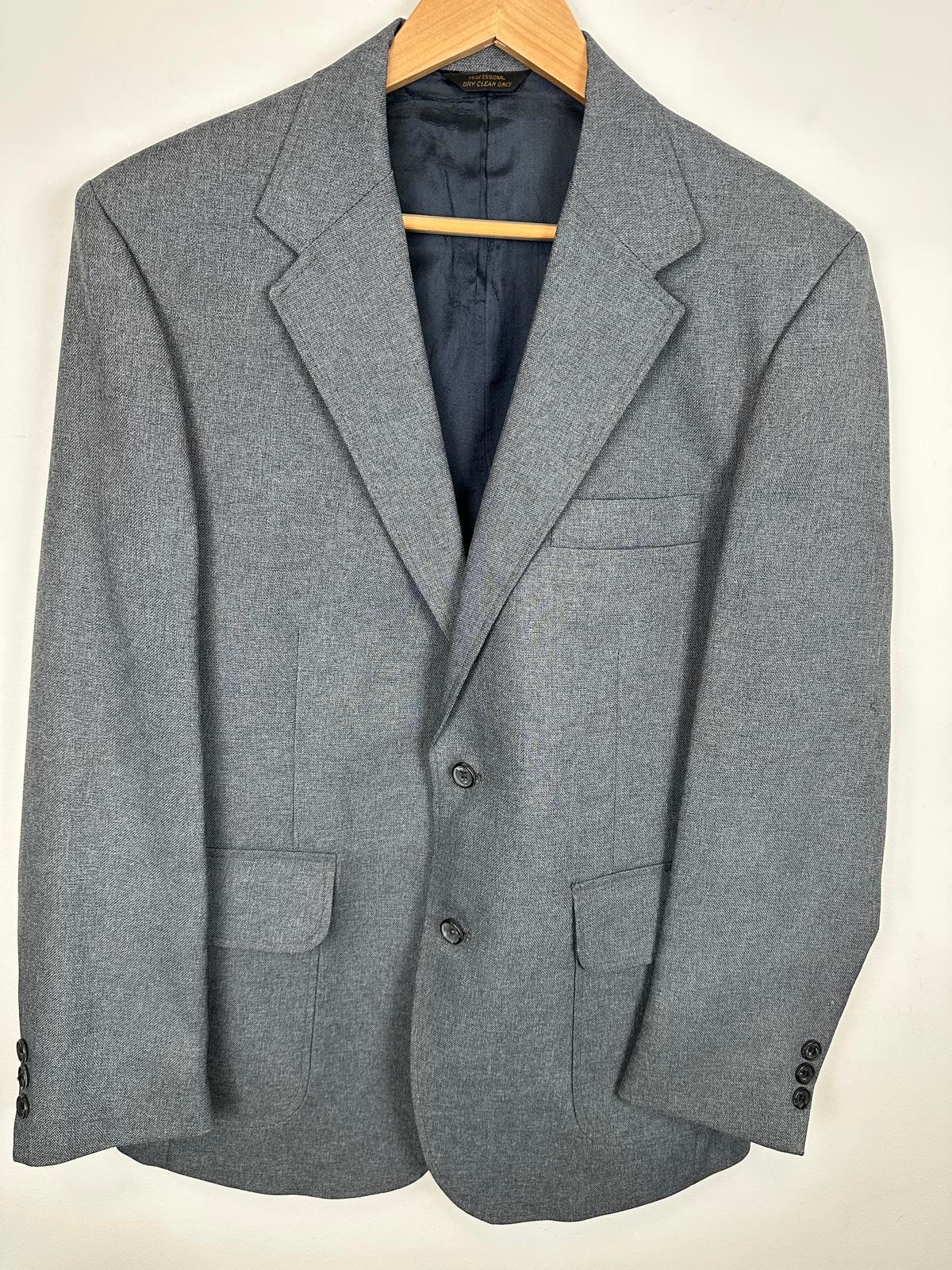 Vintage 70s Levi's Sportswear Mens Grey Sportcoat SIZE 42R