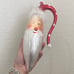 Vintage 11” Large Handblown Fur Hat Santa Christmas Holiday Ornament