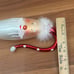 Vintage 11” Large Handblown Fur Hat Santa Christmas Holiday Ornament