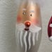 Vintage 11” Large Handblown Fur Hat Santa Christmas Holiday Ornament