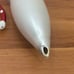 Vintage 11” Large Handblown Fur Hat Santa Christmas Holiday Ornament