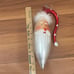 Vintage 11” Large Handblown Fur Hat Santa Christmas Holiday Ornament