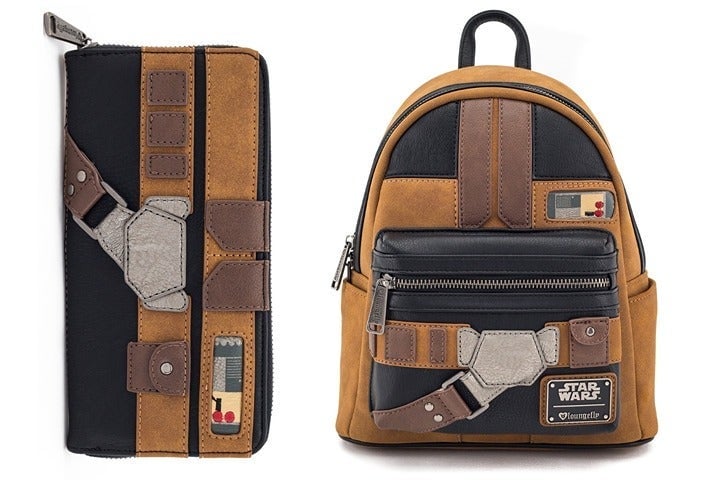 Loungefly Star Wars Han Solo Mini Backpack and Wallet Bundle