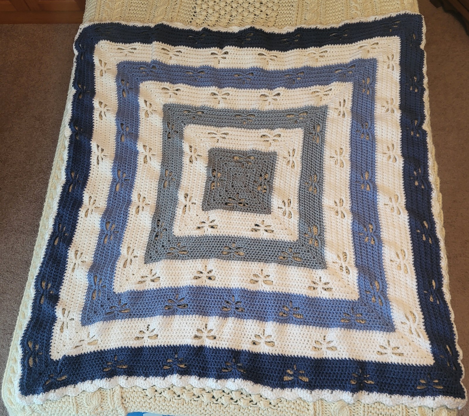 Hand Crocheted Baby Blanket