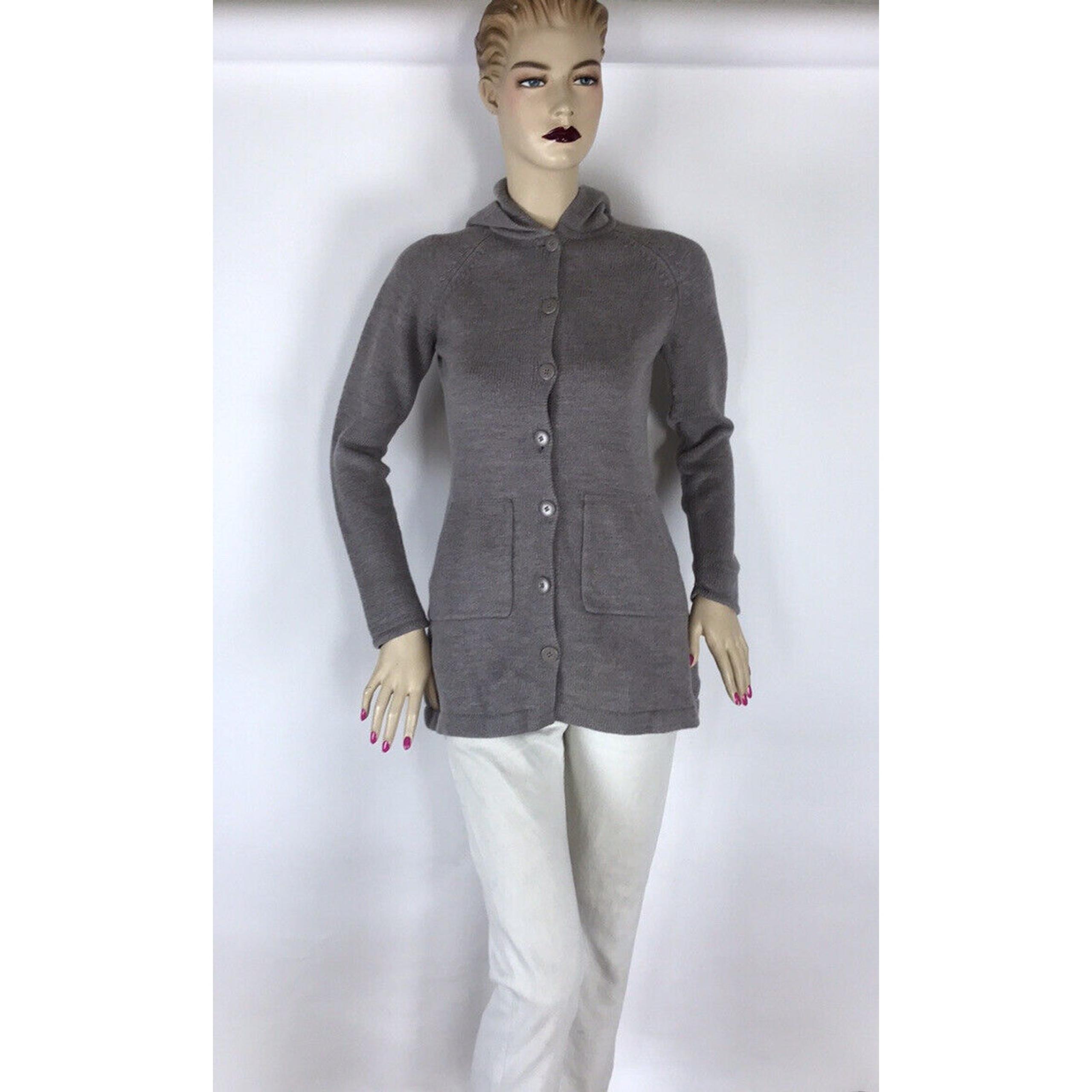 Patagonia womens Merino Wool Sweater Jacket Hoodie Size S
