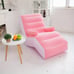 Outdoor Inflatable Flocking Sofa, Couch Potato Sofa, Portable Lunch -ADA368