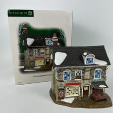 Dept 56 Dickens Village Series 805519 M. Pickering Finest Rugs 2008 Lit Building