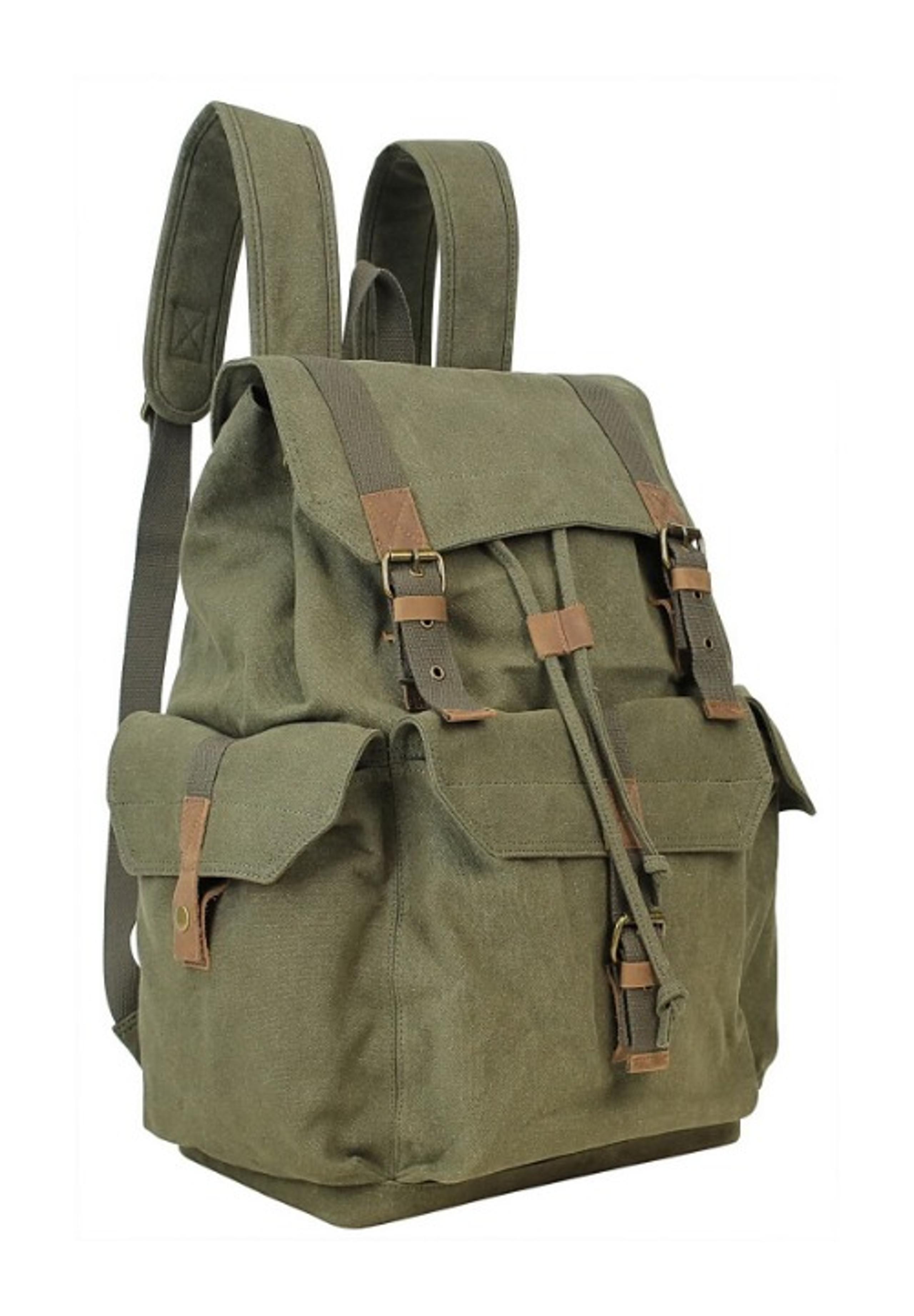 15" Sport Canvas Backpack Rucksack C03GN