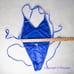 New! Victoria’s Secret Blue purple Snakeskin One piece, size S