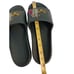 Lacoste Flame Fire Alligator Slides Mens Size 12 Sandals Green Avante Garde Rare