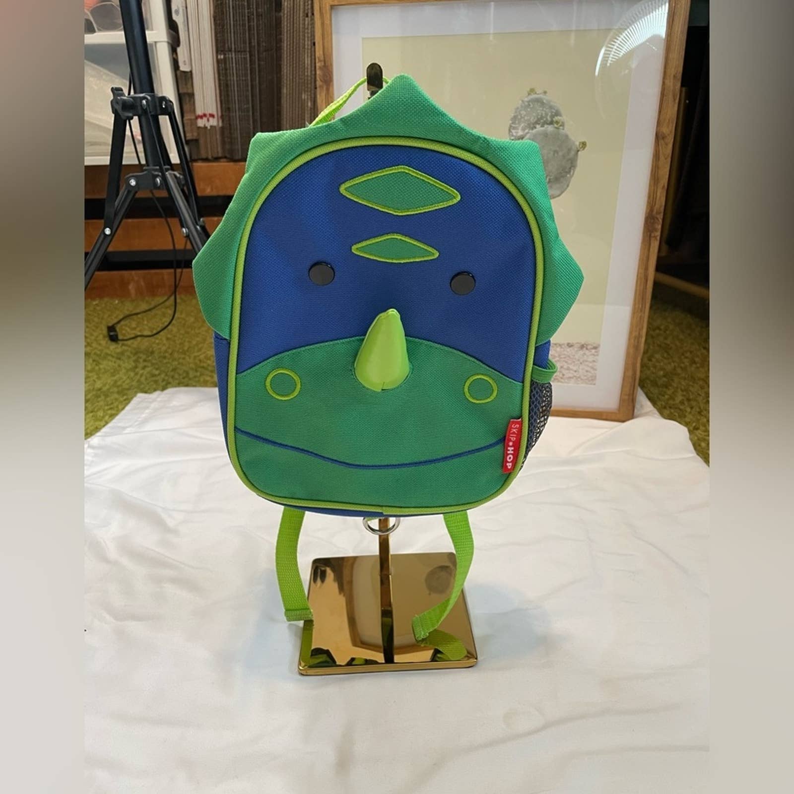 Kids Skip Hop dinosaur zoo green and blue backpack Kids Skip Hop dinosaur zoo green and blue backpack