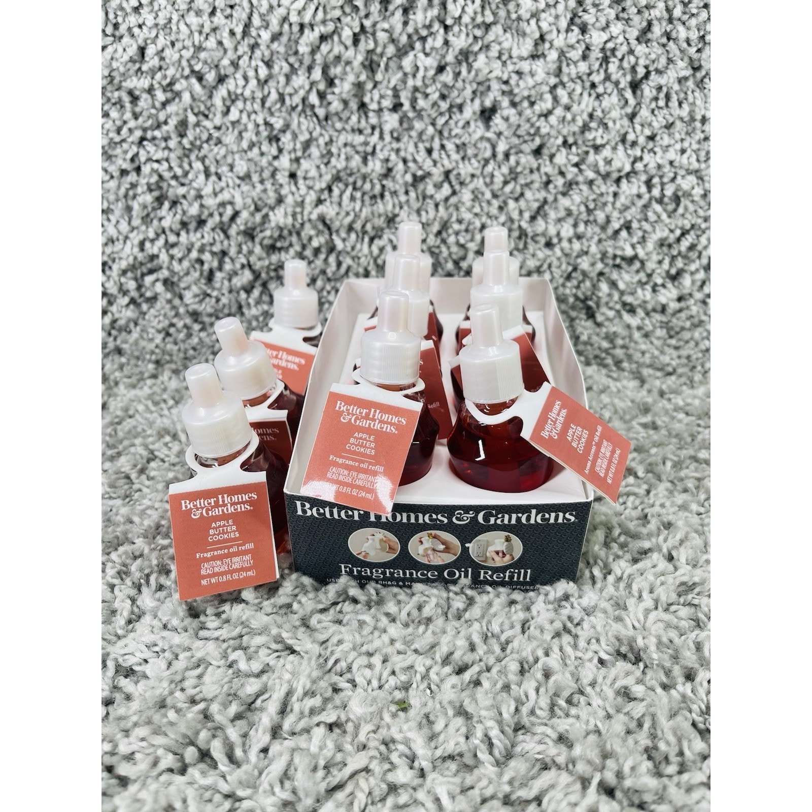 Better Homes & Gardens Apple Butter Cookies Fragrance Plug Oil Refill Set Of 9