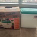 OSCAR Coleman Cooler Vintage 1983 Model 52744 Gallon In Original Box Green Retro