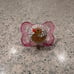 Rubber Ducky Swarovski crystal pacifier new baby gift