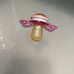 Rubber Ducky Swarovski crystal pacifier new baby gift