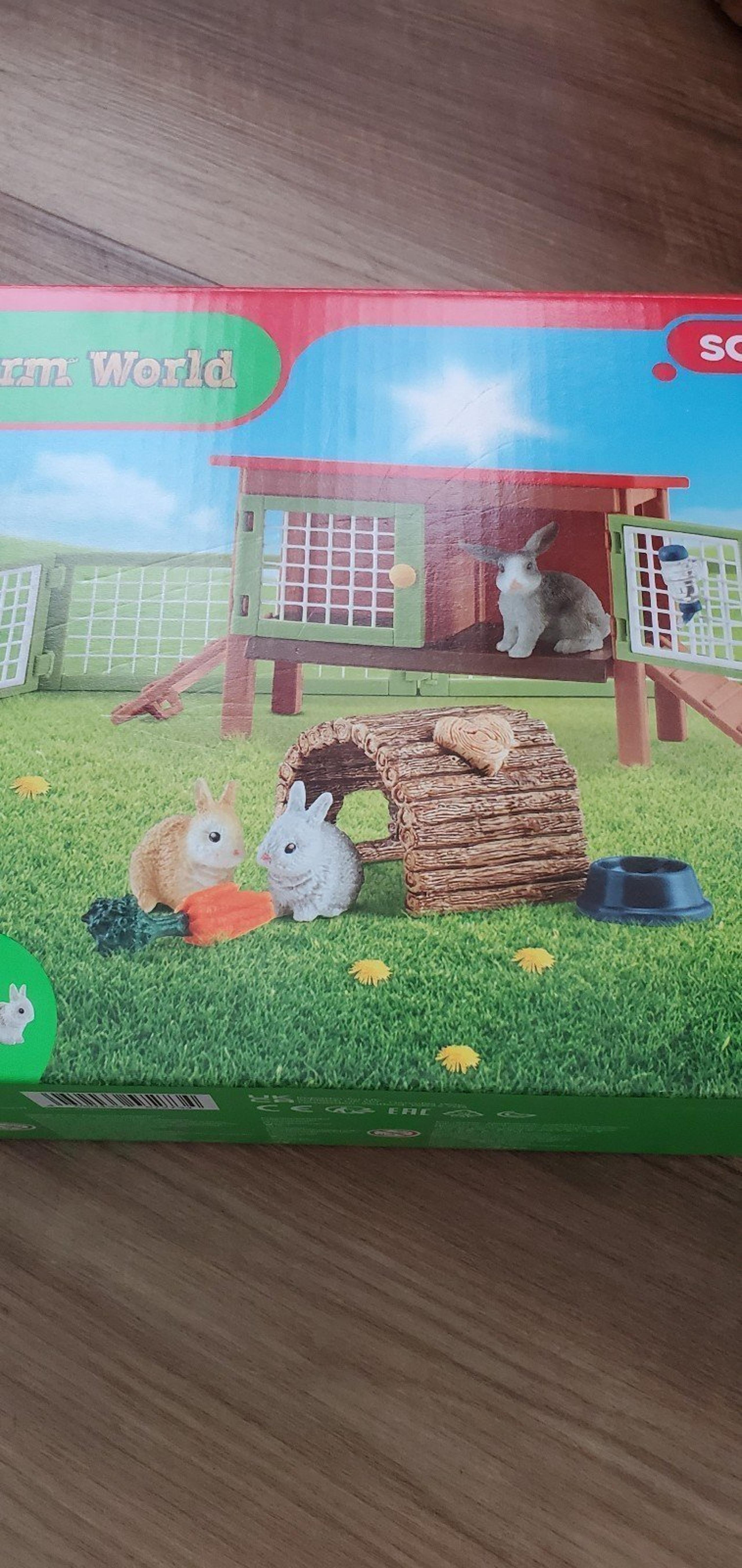 Schleich bunny set compete new in original box