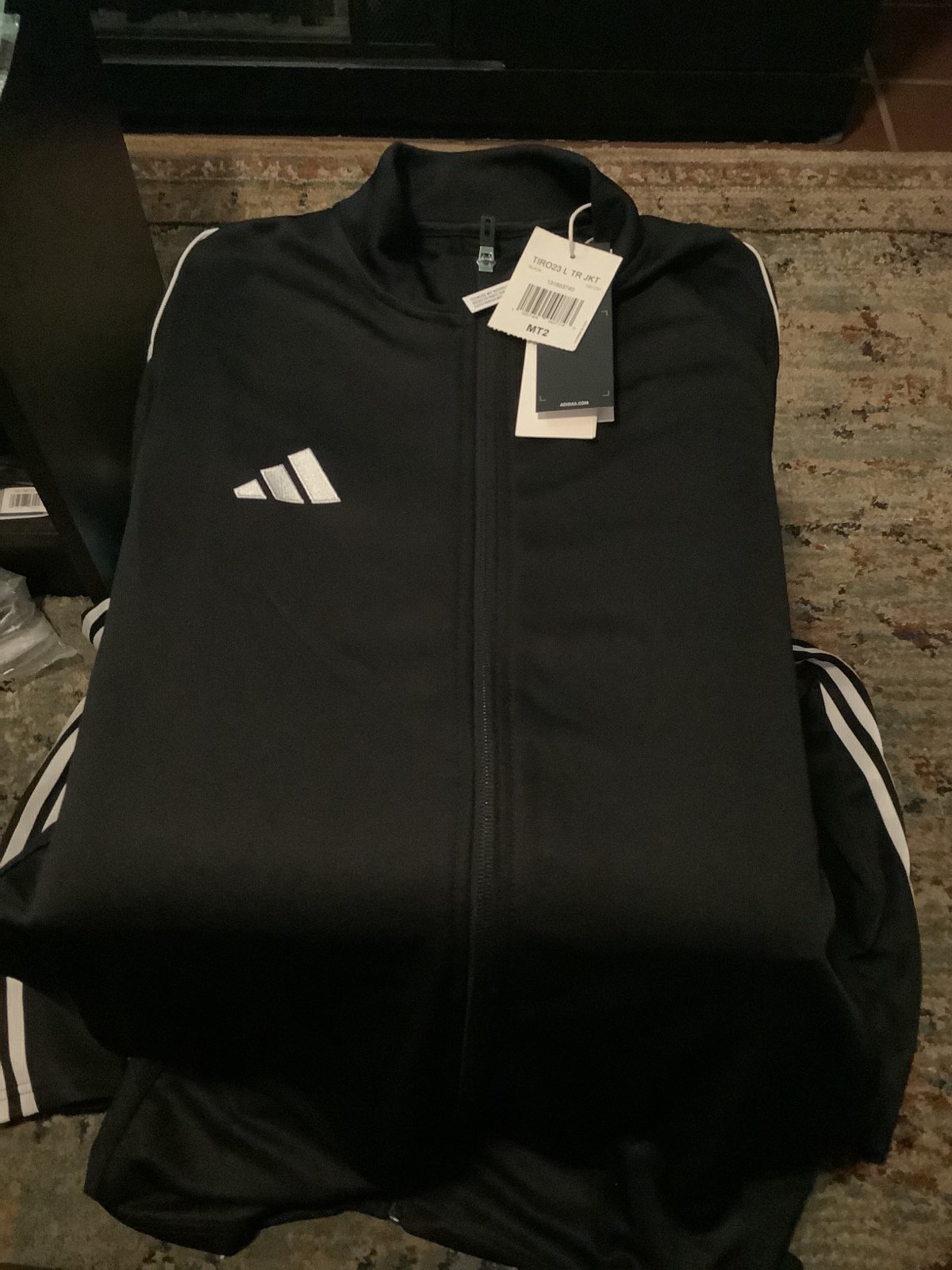 ADIDAS TIRO 23 LEAGUE TRAINING WOMEN JACKET SIZE MT2 BLACK BRAND NEW WITH TAGS