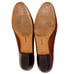 Salvatore Ferragamo Loafers Low Heel Pumps Gold Chain Detail Brown Womens Size 7