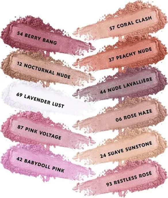 All 12 Shades! MAKE ME BLUSH 24H BUILDABLE BLURRING POWDER BLUSH- YSL