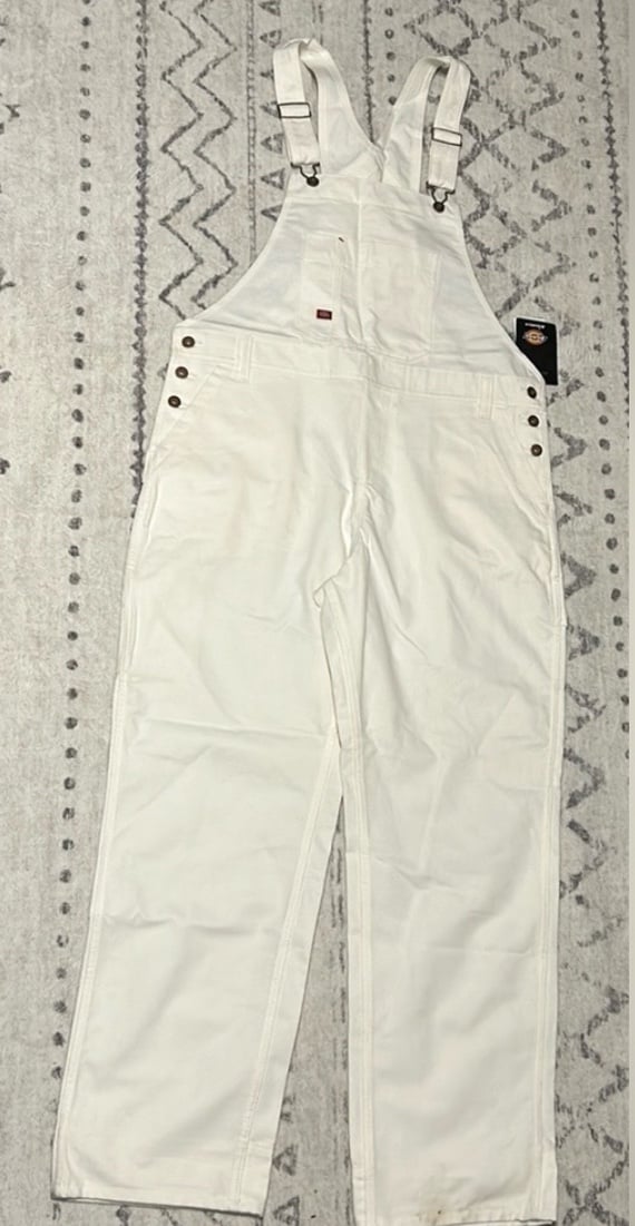 Dickies Women's Denim Bib Overall Size Large NWT