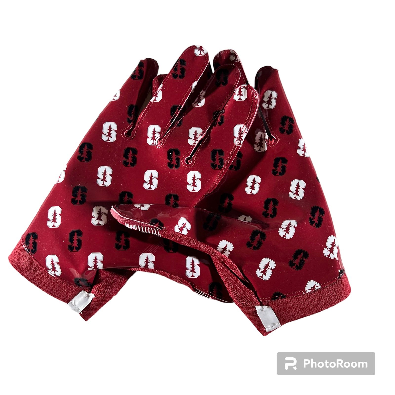 NIKE NCAA Vapor Knit 4.0 Red FOOTBALL GLOVES Stanford MENS 3XL DX5291-620 New