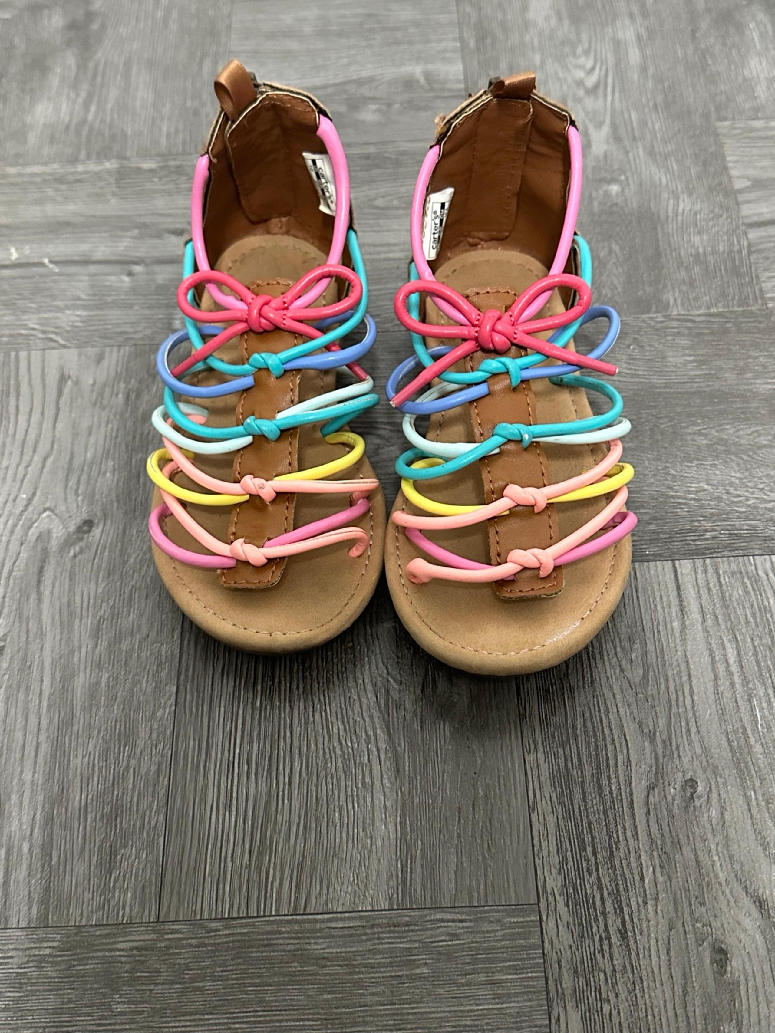 Carter’s Toddler Girls Rainbow Gladiator Sandals
