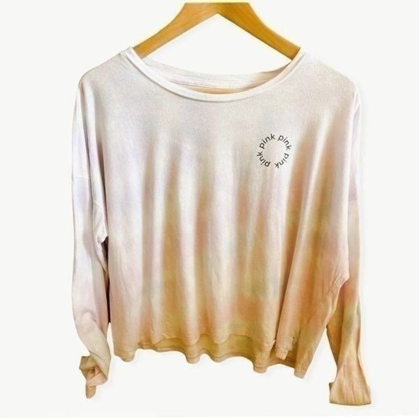 PINK Victoria'Secret Tie Dye Crop Womens Top