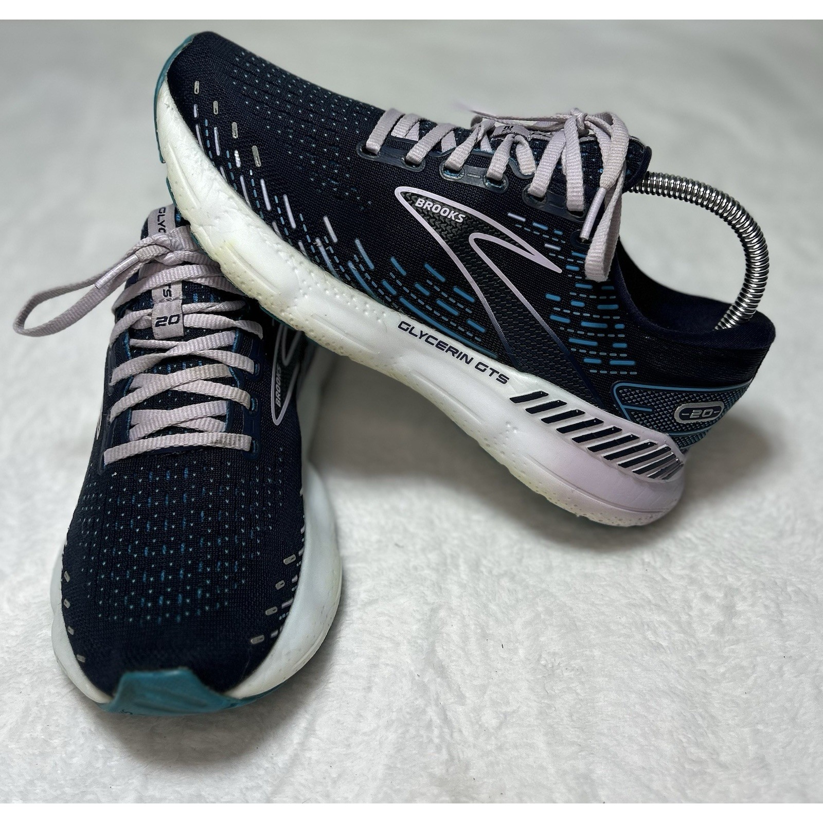 Brooks Glycerin Gts 20 Peacoat/ocean/pastel Lilac Women's 8.5. Medium B