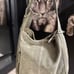 NWT-MADE IN INDIA, GENUINE olive green Suede Big Shopper Tote