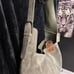 NWT-MADE IN INDIA, GENUINE olive green Suede Big Shopper Tote