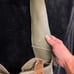 NWT-MADE IN INDIA, GENUINE olive green Suede Big Shopper Tote