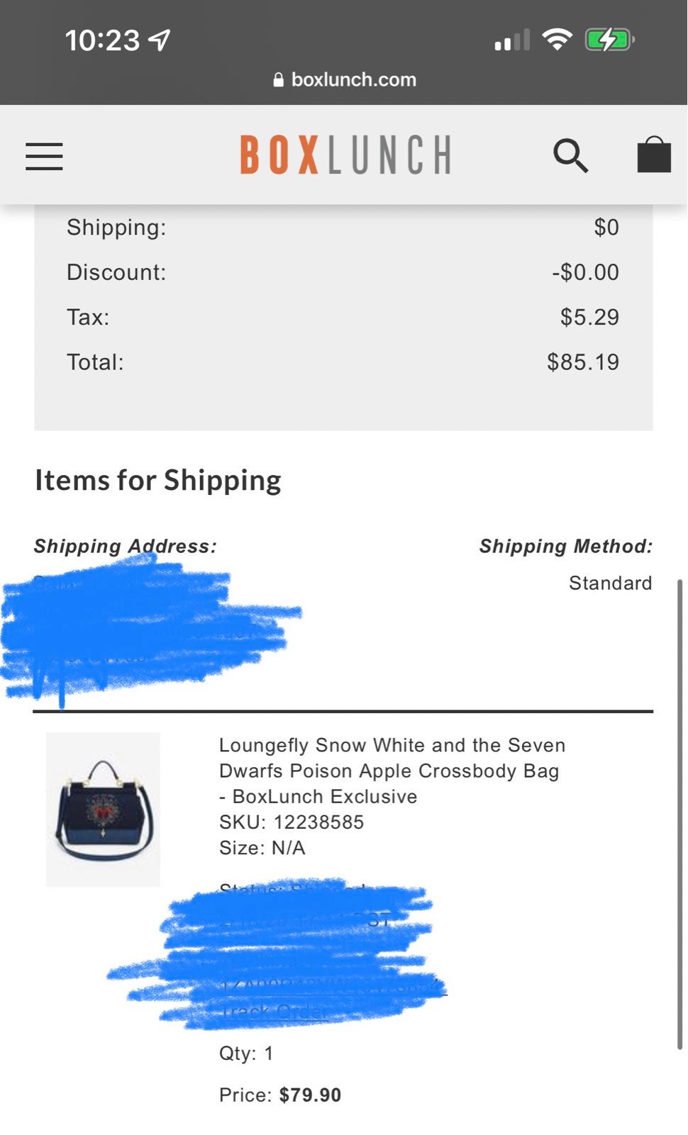 Loungefly Snow White Crossbody Purse